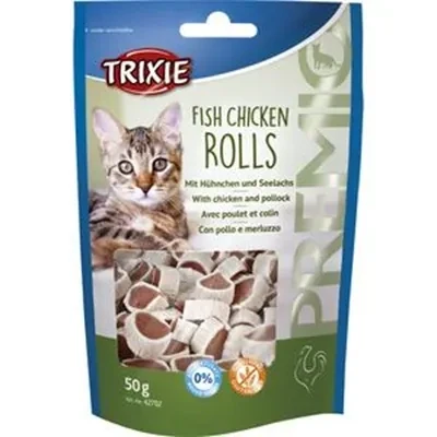 Trixie Premio Fish Chicken Rolls piletina poslastica za mačke 50g