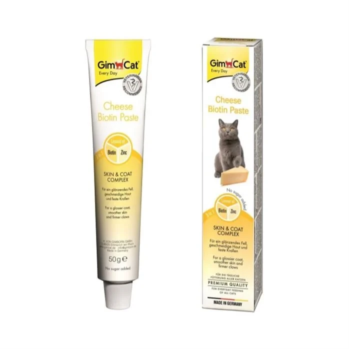 GimCat Cheese sir Biotin pasta za mačke 50g