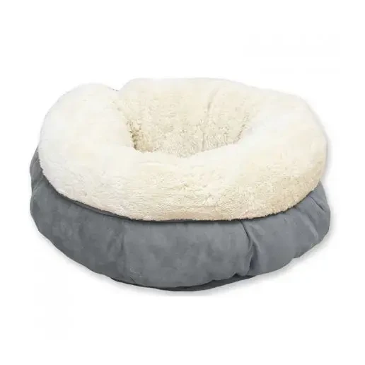 All for Paws Donut ležaljka za mačke siva 45x25cm