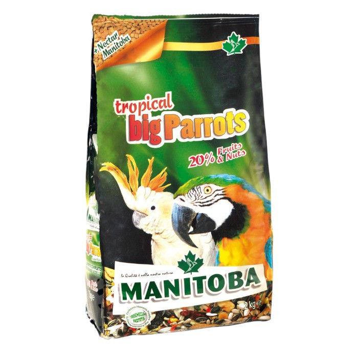 Manitoba Tropical Big Parrots - hrana za velike tropske papige 2kg