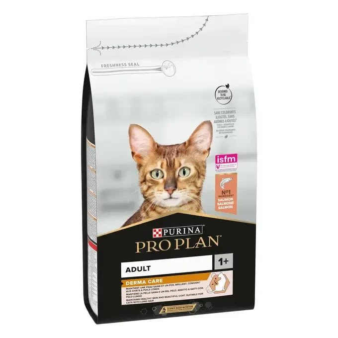 PRO PLAN® ADULT DERMA CARE - bogata lososom suha hrana za mačke 400g