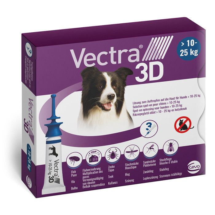 Vectra 3D zaštita za pse težine 10-25kg / 1 aplikator