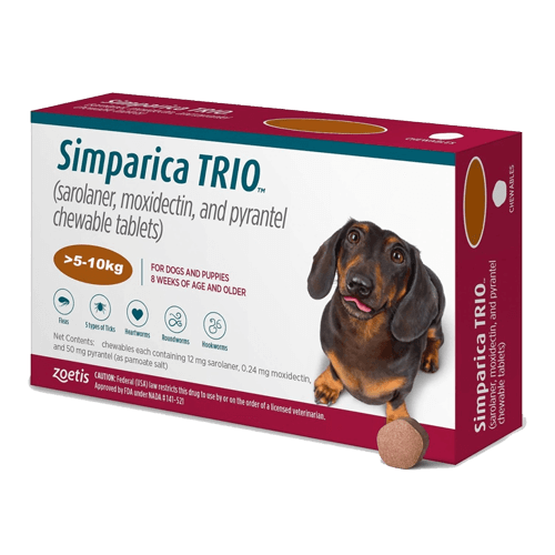 Zoetis Simparica TRIO zaštita za pse težine 5-10kg / 1 tableta