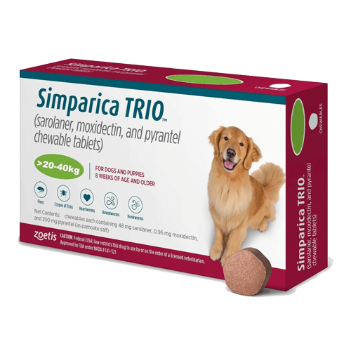 Zoetis Simparica TRIO zaštita za pse težine 20-40kg / 1 tableta