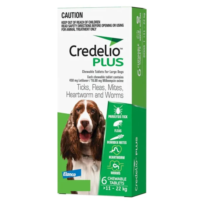 Credelio Plus za zaštitu od nametnika za pse težine 11kg-22kg / 1 tableta