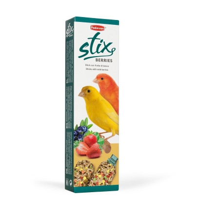 Padovan Stix Berries poslastica za kanarince 80g