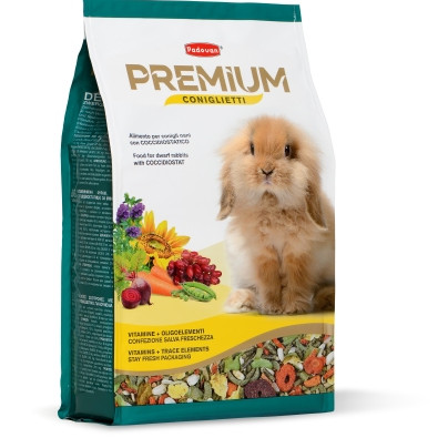 Padovan Premium coniglietti hrana za zečeve 2kg