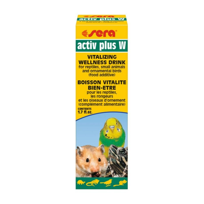 Sera Activ Plus W vitamini za ptice, reptile i male životinje 50ml