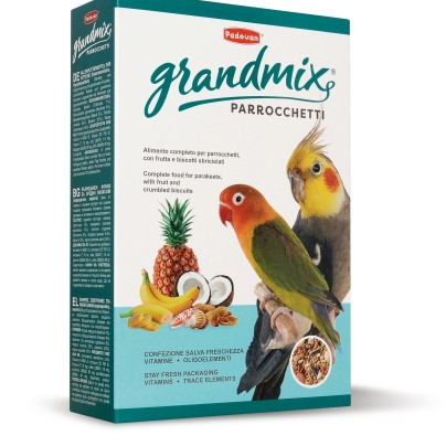 Padovan GrandMix Parrocchetti hrana za srednje papige 850g