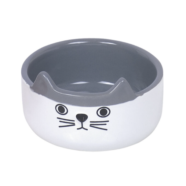Nobby Cat Face keramička posuda za mačke 13x4cm