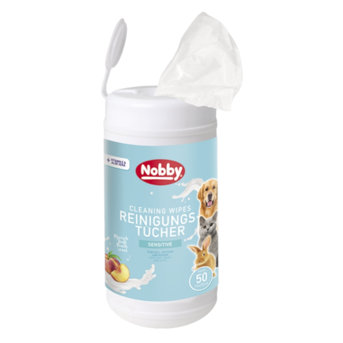 Nobby Cleaning Wipes Sensitive vlažne maramice za pse i mačke 50kom
