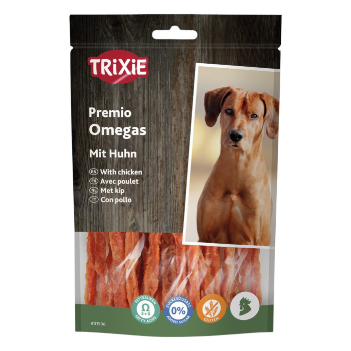 Trixie Premio Omegas Chicken pileće trakice poslastica za pse 100g