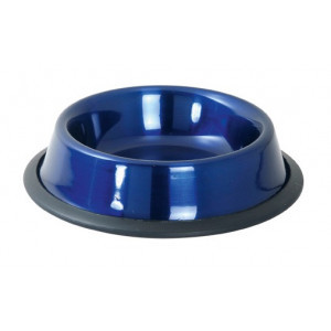 Croci Bobby metalna posuda za pse i mačke 450ml plava