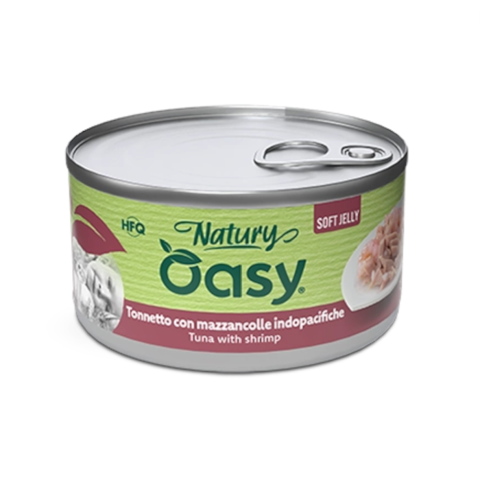 OASY Natury Adult Soft Jelly Tuna & Shrimp - tuna i škampi u želeu hrana za mačke 150g