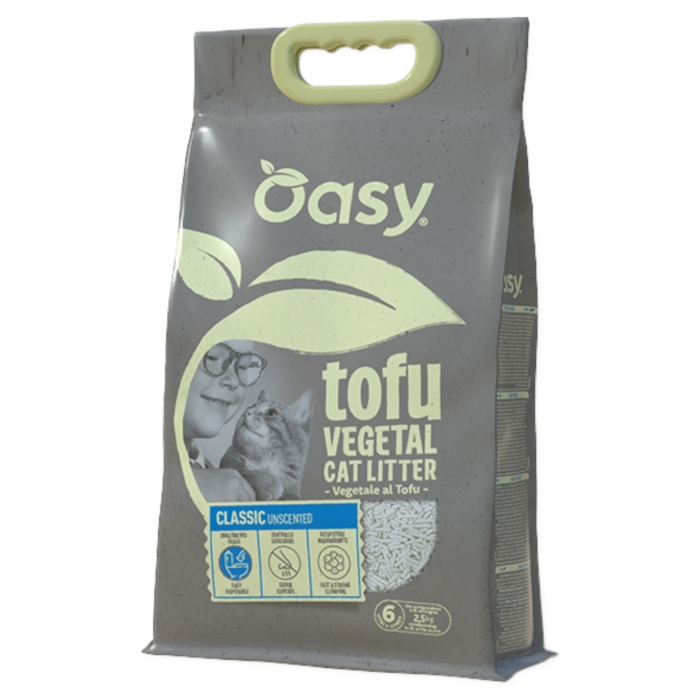 OASY Tofu Vegetal Classic - pijesak bez mirisa za mačke 10 lit