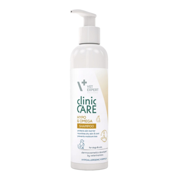 Vet Expert Clinic Care Hypo & Omega dermokozmetički šampon za pse i mačke 250ml