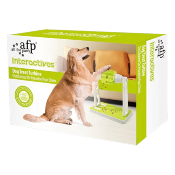 All for Paws Dog Treat Turbine interaktivna posuda za poslastice za pse