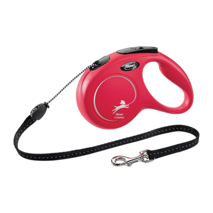 Flexi Classic povodac za pse 5m / M cord - crveni
