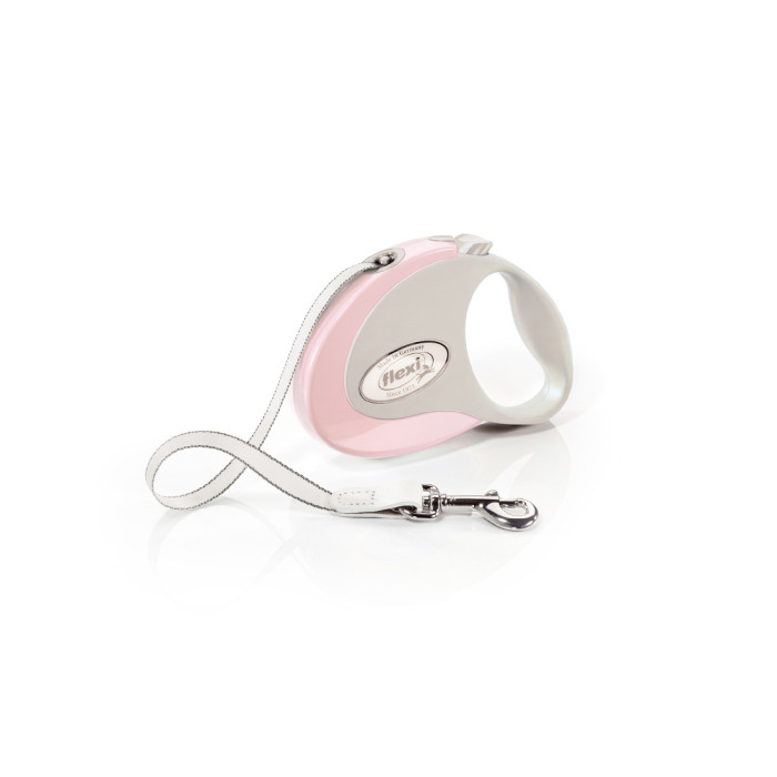 Flexi Style povodac za pse 3m / S tape - pink