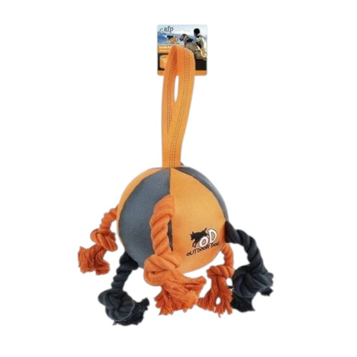 All for Paws Outdoor Handle Ball lopta na užetu igračka za pse