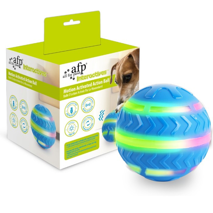 All for Paws Motion Action Ball interaktivna lopta igračka za manje pse i mačke