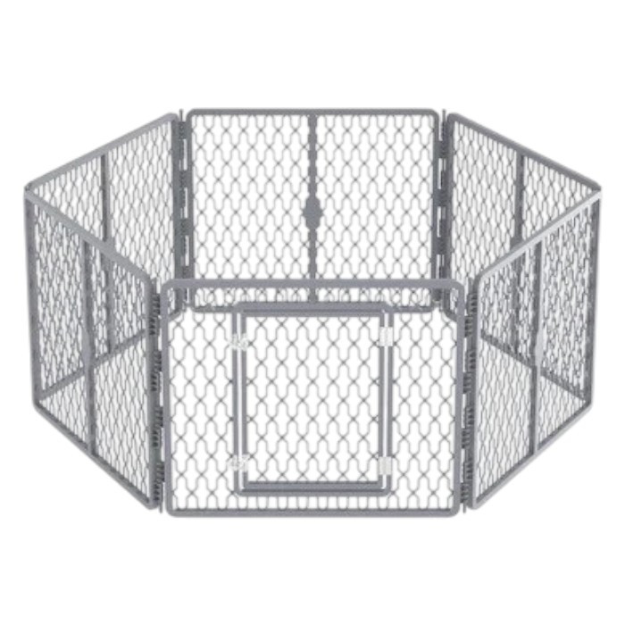 Pawise Life 4 Pet ograda za pse 6 panela 155x140x66 cm