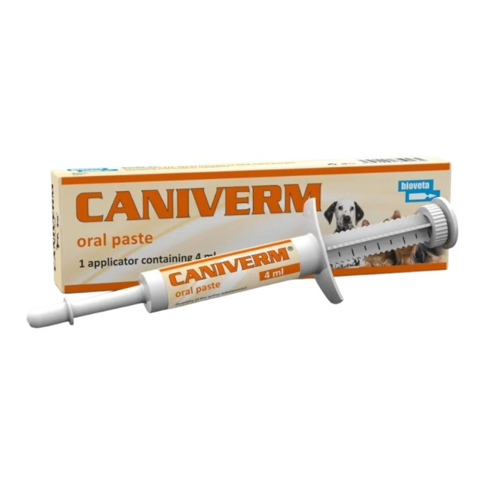 Caniverm antiparazitska pasta protiv najčešćih helminta kod pasa 4ml