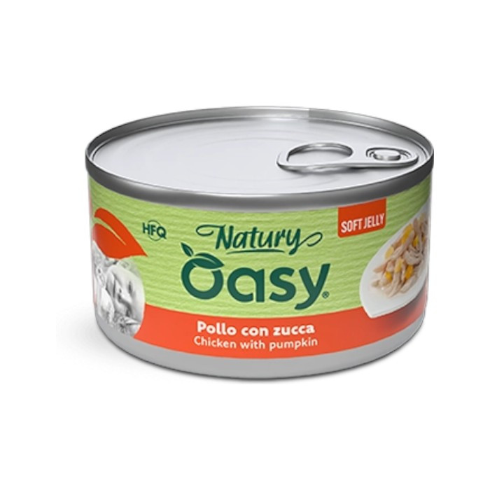 OASY Natury Soft Jelly Adult Chicken & Pumpkin - piletina i bundeva u želeu hrana za mačke 85g