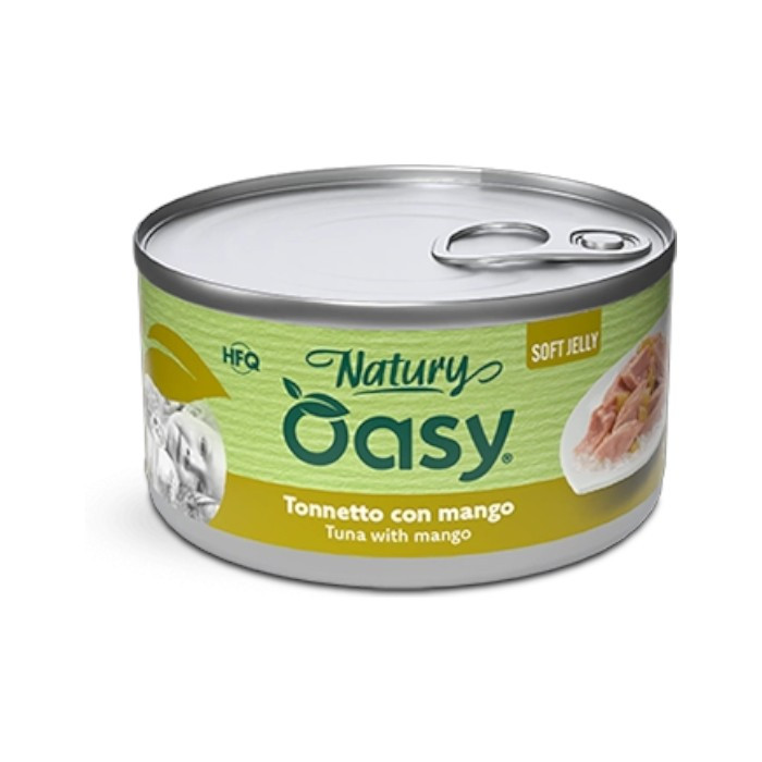 OASY Natury Soft Jelly Adult Tuna & Mango - riba i mango u želeu hrana za mačke 85g