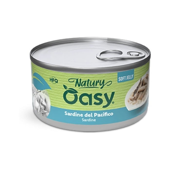 OASY Natury Soft Jelly Adult Sardine - riba u želeu hrana za mačke 85g