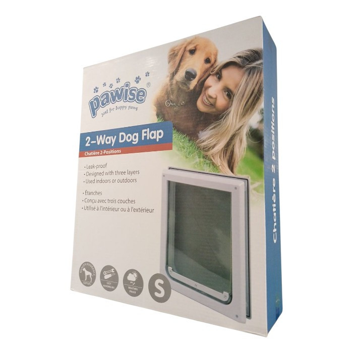 Pawise 2-Way Dog Flap vrata za pse M 39x45cm
