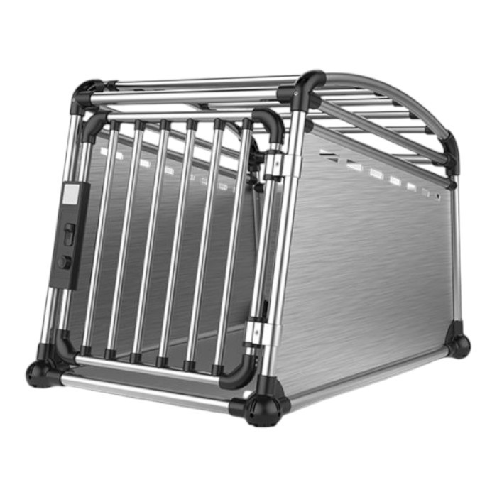 All for Paws aluminijumski transportni boks za pse M 52x64,5x77cm