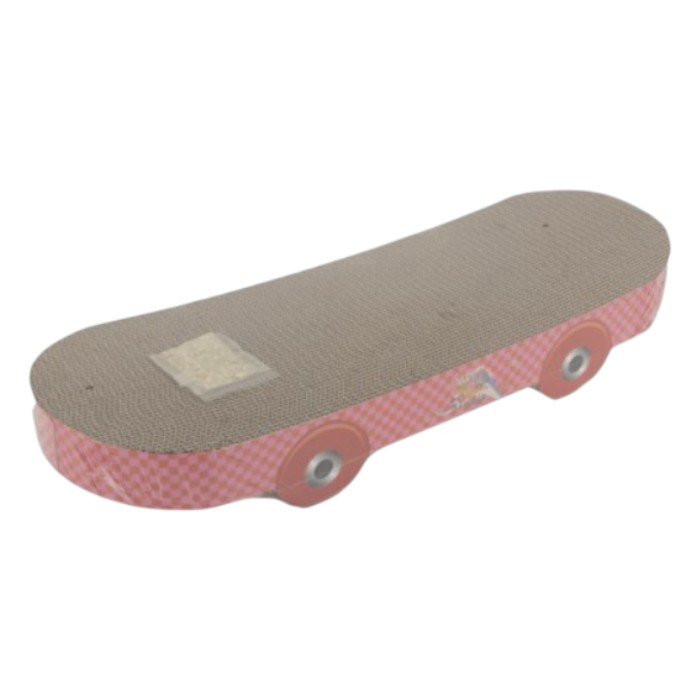Pawise Skate kartonska grebalica za mačke sa igračkom 59x20cm
