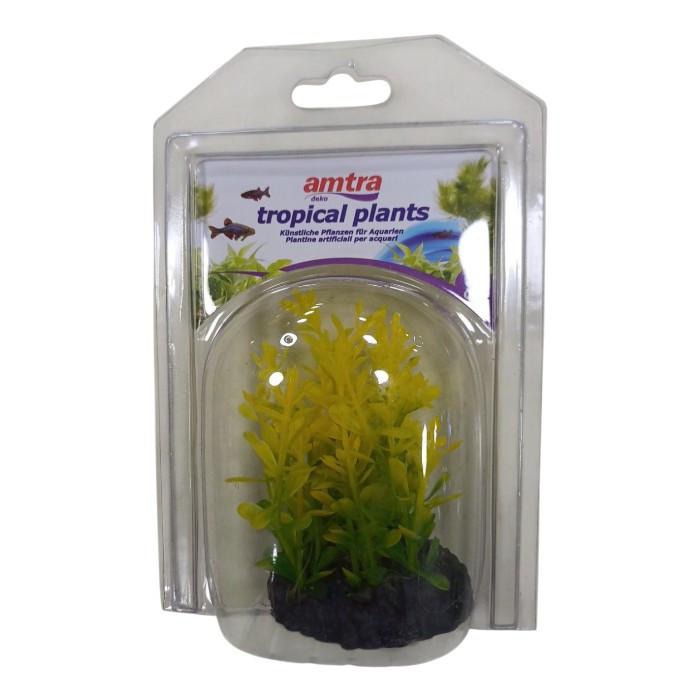 Croci tropsko plastično bilje za akvarij 7cm mix