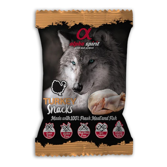 Alpha Spirit Turkey Snacks poslastica sa puretinom za pse 50g