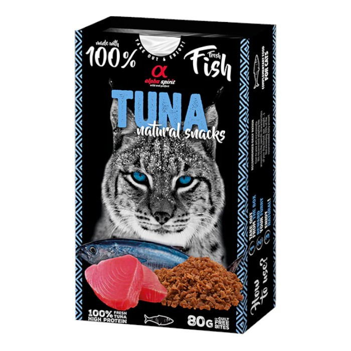 Alpha Spirit Natural Snacks Tuna poslastica sa ribom za mačke 80g