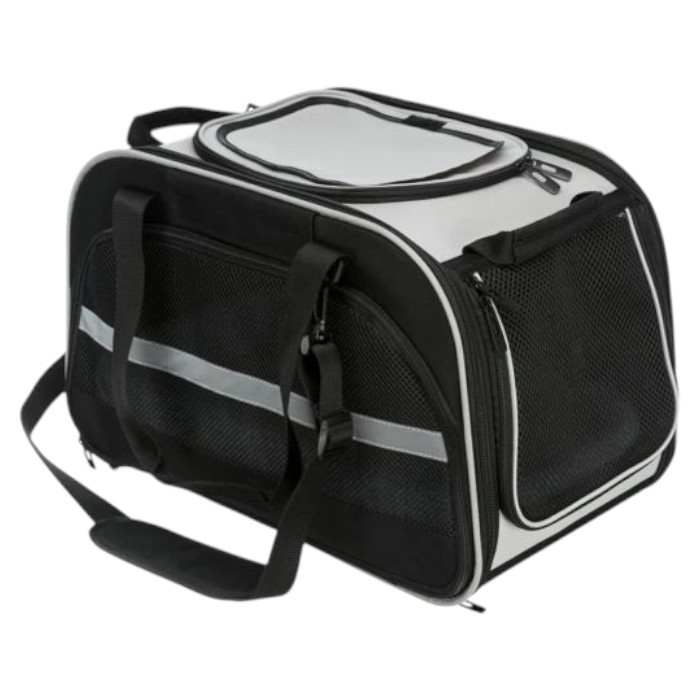 Trixie Valery putna torba za mačke i male pse 29x31x49cm crno/siva