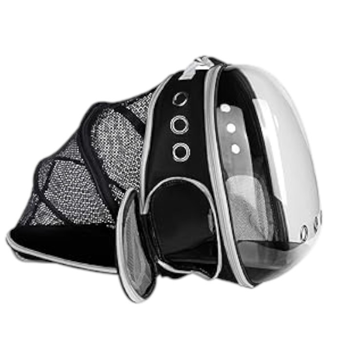 MP providni ruksak za mačke crni