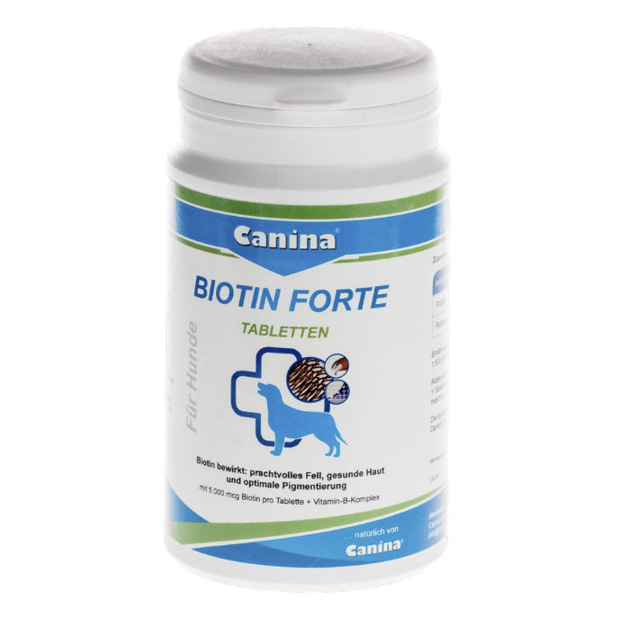 Canina Biotin Forte, tablete za sjajnu dlaku pasa 200 g