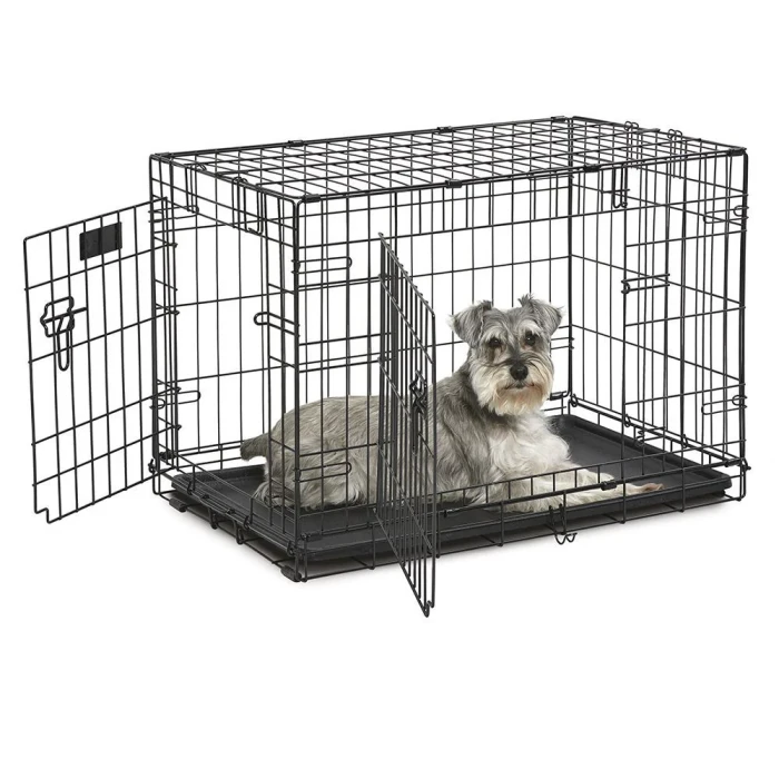 Ferplast Dogg-Inn 75 sklopivi žičani kavez za pse 77,4x48,5x54,6cm M