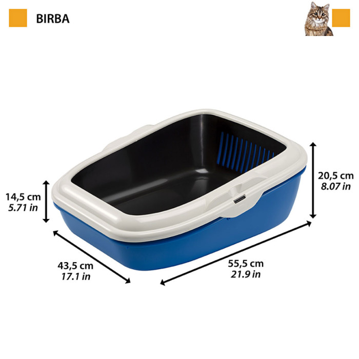 Ferplast Birba toalet za mačke 55.5x43.5x20.5cm