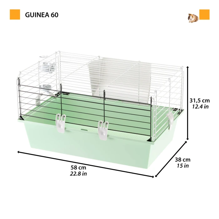 Ferplast Guinea 60 kavez za glodare 58x38x31,5cm