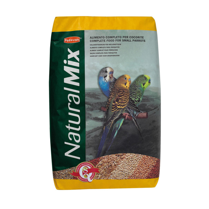 Padovan Natural Mix Cocorite hrana za papige tigrice 20kg
