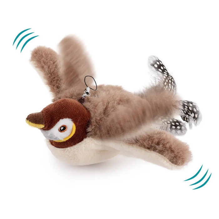 All For Paws Natural Instincts Flapping Bird ptica interaktivna igračka za mačke 22x24,5x9cm