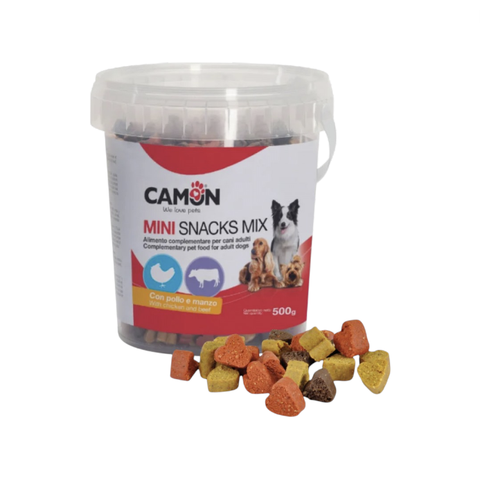 Camon Mini Snacks Mix Chicken / Bovine - piletina i govedina poslastice za pse 500g