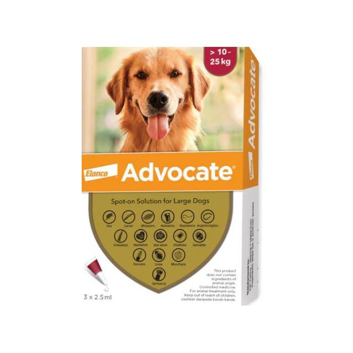 Bayer Advocate® zaštita za pse 10-25kg - 1 pipeta