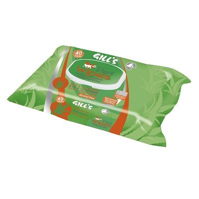 Croci Gill's / Vlažne maramice za pse ALOE & HLORHEKSIDIN / 40kom