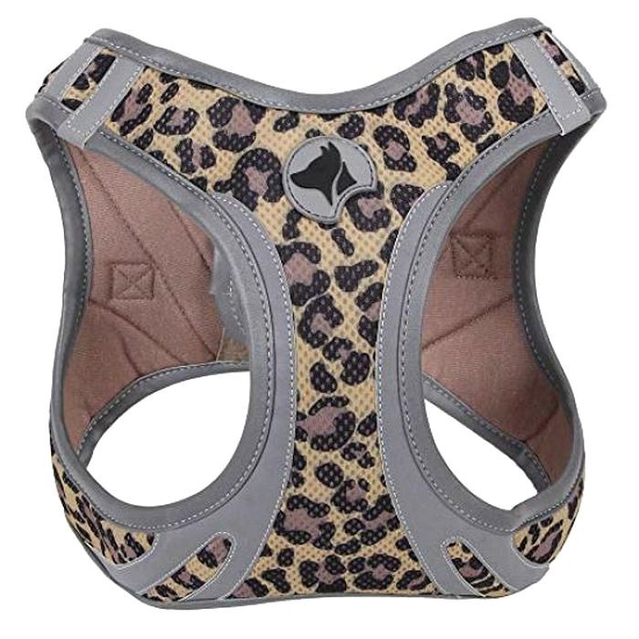 Croci Hiking prsnik za pse reflektirajući leopard S 34-41cm