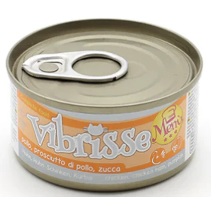 Croci Vibrisse Menu piletina, šunka i bundeva hrana za mačke 70 g