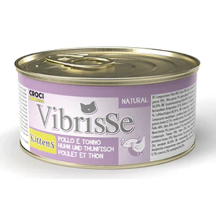 Croci Vibrisse Natural Kittens tuna i piletina hrana za mačiće 70 g